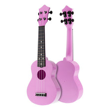 Load image into Gallery viewer, 4 Strings 21 Inch Soprano Acoustic Ukulele Colorful Uke Hawaii Guitar Guitarra Musica Instrument for Kids and Music Beginner

