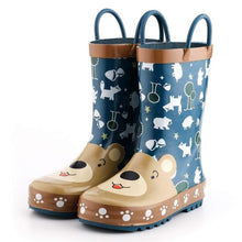 Load image into Gallery viewer, KushyShoo Rain Boots Kids Waterproof Children's Rubber Boots 3D Cartoon Shark Printed Toddler Boy Rainboots Kalosze Dla Dzieci
