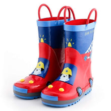 Load image into Gallery viewer, KushyShoo Rain Boots Kids Waterproof Children's Rubber Boots 3D Cartoon Shark Printed Toddler Boy Rainboots Kalosze Dla Dzieci
