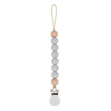 Load image into Gallery viewer, Pacifier Clips Chain Silicone Beads BPA Free DIY Dummy Clip Holder Soother Chains Baby Teething Toys Chew Gifts
