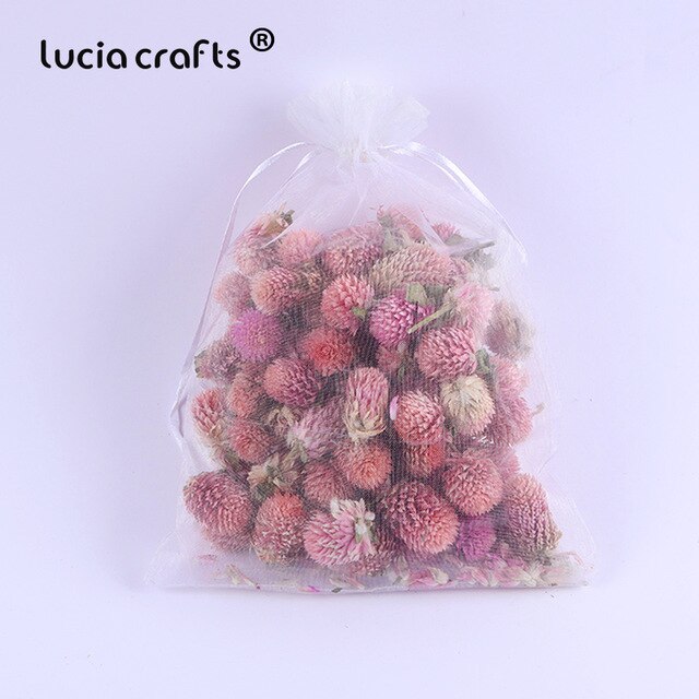 20g/lot Gomphrena Globosa Buds Dried Flower Pink Milk White Natural Flower DIY Birthday Christmas Decor Accessories B0708
