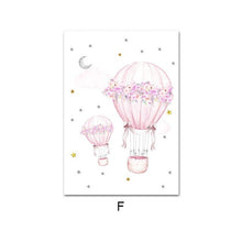Load image into Gallery viewer, Children Decoration Panda Balloon Nursery Poster Wall Art Print Canvas Painting Decorative Nordic Kid Baby Bedroom Decor Picture
