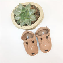 Load image into Gallery viewer, EnkeliBB Animal Leather Baby Walker Shoes Genuine Leather New Born baby Shoe Panda/Bear/Bunny Australia Brand Kids Shoe
