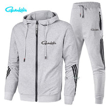 Load image into Gallery viewer, Daiwa Spring Autumn 2020  Fishing Suit Cotton Outdoor Camping Hiking Sport Set  Striped  Clothes Fishing Jacket Pants Suit
