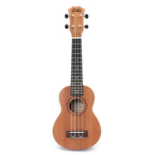Load image into Gallery viewer, Zebra Spring 21 inch 15 Frets Mahogany Soprano Ukulele Guitar Sapele Rosewood 4 Strings Hawaiian Guitar Musical Instruments
