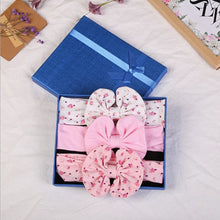 Load image into Gallery viewer, 3 Pcs/Set Floral Bows Baby Headband Dot Bowknot Haarband Baby Girl Headbands Cotton Kids Hair Band Girls Hair Accessories
