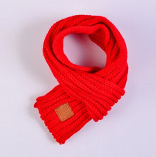 Load image into Gallery viewer, lovely cotton knitted kids scarf solid winter warm scarves children baby boy girl
