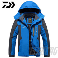 Load image into Gallery viewer, DAIWA Fishing Clothing Winter Autumn Winter Waterproof Warm Fishing Jackets Men Fleece Thick Outdoor Fishing Shirts M-9XL
