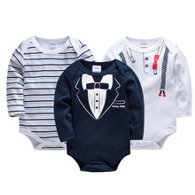 Load image into Gallery viewer, Kavkas New Baby Boys Bodysuit 6 PCS 3 PCS Long Sleeve Cotton Baby Boy Girl Clothes 0-3 months Newborn body bebe Clothing
