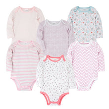 Load image into Gallery viewer, Kavkas New Baby Boys Bodysuit 6 PCS 3 PCS Long Sleeve Cotton Baby Boy Girl Clothes 0-3 months Newborn body bebe Clothing
