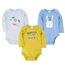 Load image into Gallery viewer, Kavkas New Baby Boys Bodysuit 6 PCS 3 PCS Long Sleeve Cotton Baby Boy Girl Clothes 0-3 months Newborn body bebe Clothing
