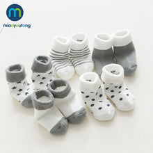 Load image into Gallery viewer, 5 pair High Quality Thicken Cartoon Comfort Cotton Newborn Socks Kids Boy New Born Baby Girl Socks Meia Infantil Miaoyoutong
