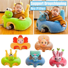 Load image into Gallery viewer, Baby Sofa Support Seat Cover Plush Chair Learning To Sit Comfortable Toddler Nest Puff Washable without Filler Cradle Sofa Chair

