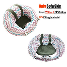 Load image into Gallery viewer, Baby Sofa Support Seat Cover Plush Chair Learning To Sit Comfortable Toddler Nest Puff Washable without Filler Cradle Sofa Chair
