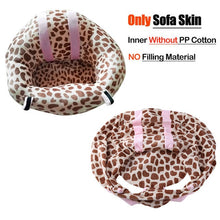 Load image into Gallery viewer, Baby Sofa Support Seat Cover Plush Chair Learning To Sit Comfortable Toddler Nest Puff Washable without Filler Cradle Sofa Chair
