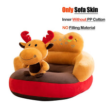 Load image into Gallery viewer, Baby Sofa Support Seat Cover Plush Chair Learning To Sit Comfortable Toddler Nest Puff Washable without Filler Cradle Sofa Chair
