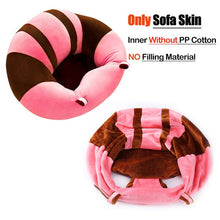 Load image into Gallery viewer, Baby Sofa Support Seat Cover Plush Chair Learning To Sit Comfortable Toddler Nest Puff Washable without Filler Cradle Sofa Chair
