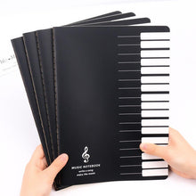 Load image into Gallery viewer, 18 Sheets Music Practice Notebook Piano Violin Book Universal Five-line Notebook for Violin Piano Pactice Music Tool Random
