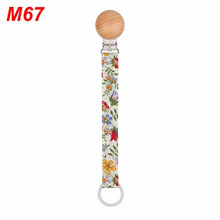 Load image into Gallery viewer, Cotton Linen Baby Pacifier Chain Clip Soother Nipple Holder Clasps Dummy Pacifier Clips Attache Feeding dropship

