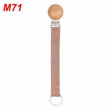 Load image into Gallery viewer, Cotton Linen Baby Pacifier Chain Clip Soother Nipple Holder Clasps Dummy Pacifier Clips Attache Feeding dropship
