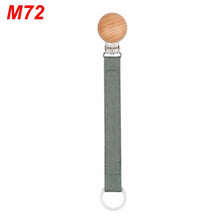 Load image into Gallery viewer, Cotton Linen Baby Pacifier Chain Clip Soother Nipple Holder Clasps Dummy Pacifier Clips Attache Feeding dropship
