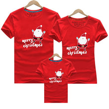 Load image into Gallery viewer, Family Clothing 2020 Christmas Snowman Print Kid T-shirts Mommy and Me Clothes Mother Daughter Father Family Matching Outfits
