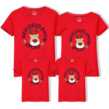 Load image into Gallery viewer, Family Clothing 2020 Christmas Snowman Print Kid T-shirts Mommy and Me Clothes Mother Daughter Father Family Matching Outfits
