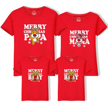 Load image into Gallery viewer, Family Clothing 2020 Christmas Snowman Print Kid T-shirts Mommy and Me Clothes Mother Daughter Father Family Matching Outfits
