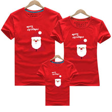 Load image into Gallery viewer, Family Clothing 2020 Christmas Snowman Print Kid T-shirts Mommy and Me Clothes Mother Daughter Father Family Matching Outfits
