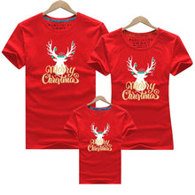 Load image into Gallery viewer, Family Clothing 2020 Christmas Snowman Print Kid T-shirts Mommy and Me Clothes Mother Daughter Father Family Matching Outfits
