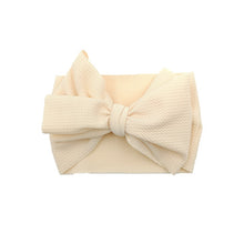 Load image into Gallery viewer, New Baby Girls Headband Toddler Big Bow Hairband Cute Solid Stretch Turban Big Knot Head Wrap Head wear
