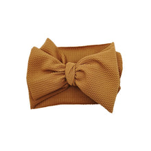 Load image into Gallery viewer, New Baby Girls Headband Toddler Big Bow Hairband Cute Solid Stretch Turban Big Knot Head Wrap Head wear
