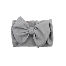 Load image into Gallery viewer, New Baby Girls Headband Toddler Big Bow Hairband Cute Solid Stretch Turban Big Knot Head Wrap Head wear
