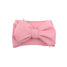 Load image into Gallery viewer, New Baby Girls Headband Toddler Big Bow Hairband Cute Solid Stretch Turban Big Knot Head Wrap Head wear
