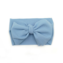 Load image into Gallery viewer, New Baby Girls Headband Toddler Big Bow Hairband Cute Solid Stretch Turban Big Knot Head Wrap Head wear
