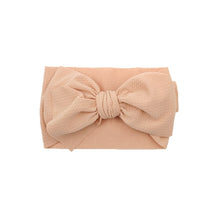 Load image into Gallery viewer, New Baby Girls Headband Toddler Big Bow Hairband Cute Solid Stretch Turban Big Knot Head Wrap Head wear
