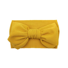 Load image into Gallery viewer, New Baby Girls Headband Toddler Big Bow Hairband Cute Solid Stretch Turban Big Knot Head Wrap Head wear
