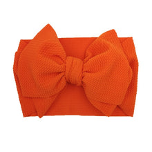 Load image into Gallery viewer, New Baby Girls Headband Toddler Big Bow Hairband Cute Solid Stretch Turban Big Knot Head Wrap Head wear
