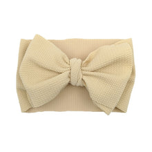 Load image into Gallery viewer, New Baby Girls Headband Toddler Big Bow Hairband Cute Solid Stretch Turban Big Knot Head Wrap Head wear
