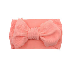 Load image into Gallery viewer, New Baby Girls Headband Toddler Big Bow Hairband Cute Solid Stretch Turban Big Knot Head Wrap Head wear
