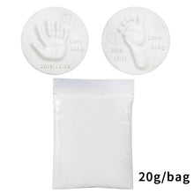 Load image into Gallery viewer, Soft Clay DIY Newborn Baby Souvenirs Hand Print Footprint Non-toxic Clay Kit Casting Parent-child Hand Ink Pad Fingerprint Toys
