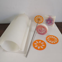 Load image into Gallery viewer, acrylic pull-through soap shapers  fit 7cm diameter column mold
