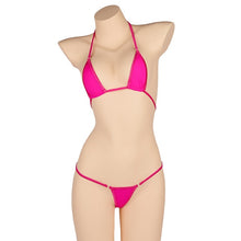 Load image into Gallery viewer, PARAKINI Micro Mini Bikini Set 2020 New Sexy Women Erotic Transparent Swimwear Bathing Suit Tiny G-String Thong Bikini Beachwear
