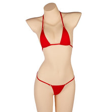 Load image into Gallery viewer, PARAKINI Micro Mini Bikini Set 2020 New Sexy Women Erotic Transparent Swimwear Bathing Suit Tiny G-String Thong Bikini Beachwear
