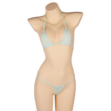 Load image into Gallery viewer, PARAKINI Micro Mini Bikini Set 2020 New Sexy Women Erotic Transparent Swimwear Bathing Suit Tiny G-String Thong Bikini Beachwear

