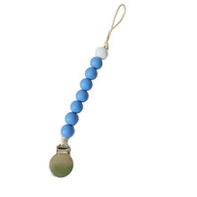 Load image into Gallery viewer, Pacifier Clips Chain Silicone Beads BPA Free DIY Dummy Clip Holder Soother Chains Baby Teething Toys Chew Gifts
