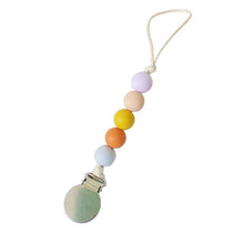Load image into Gallery viewer, Pacifier Clips Chain Silicone Beads BPA Free DIY Dummy Clip Holder Soother Chains Baby Teething Toys Chew Gifts
