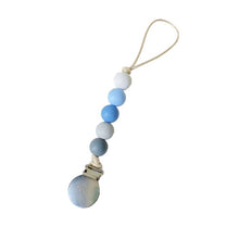 Load image into Gallery viewer, Pacifier Clips Chain Silicone Beads BPA Free DIY Dummy Clip Holder Soother Chains Baby Teething Toys Chew Gifts
