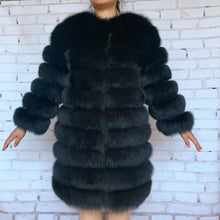 Load image into Gallery viewer, 2020 Real Fox Fur Coat Women Natural Real Fur Jackets Vest  Winter Outerwear Women Clothes
