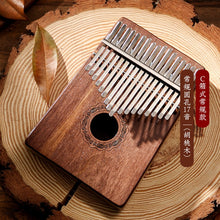Load image into Gallery viewer, Hluru Kalimba 21 17 Keys Full Solid Thumb Piano Finger wooden Gecko bottom mbira Acacia Musical Instrument for beginner
